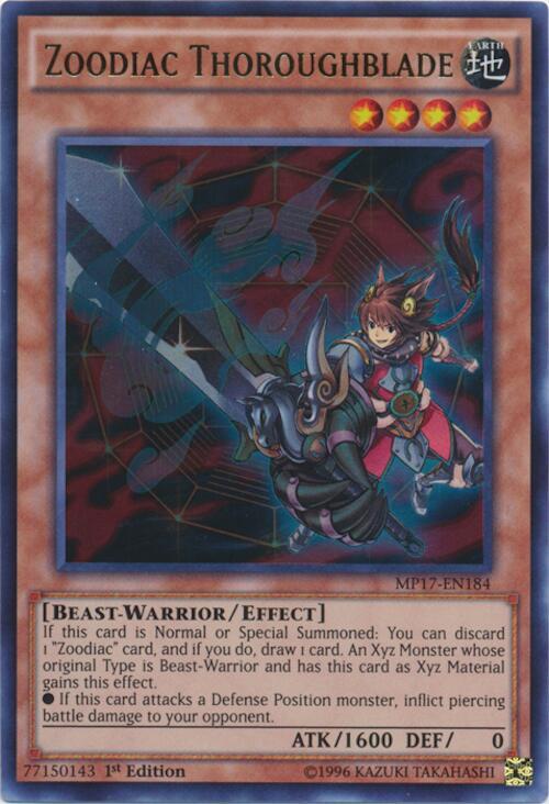 Zoodiac Thoroughblade card image