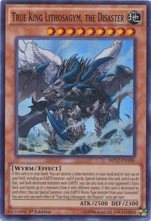 True King Lithosagym, the Disaster card image