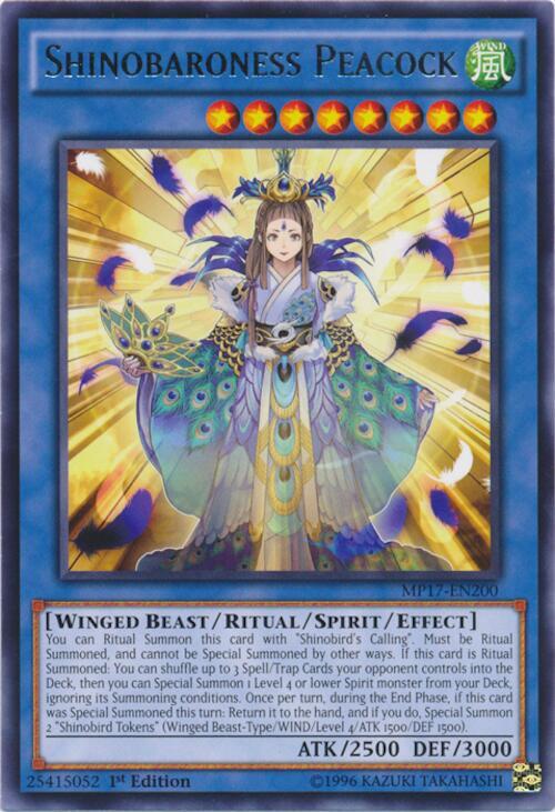 Shinobaroness Peacock card image