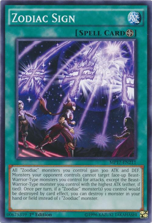Zodiac Sign card image