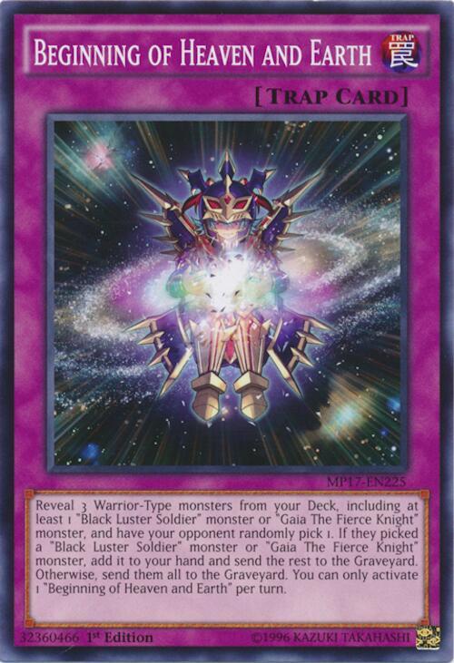 Beginning of Heaven and Earth card image