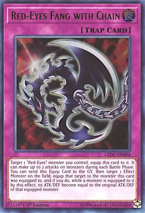 Red-Eyes Fang with Chain card image