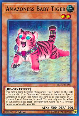 Amazoness Baby Tiger card image