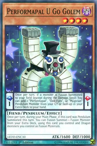 Performapal U Go Golem card image