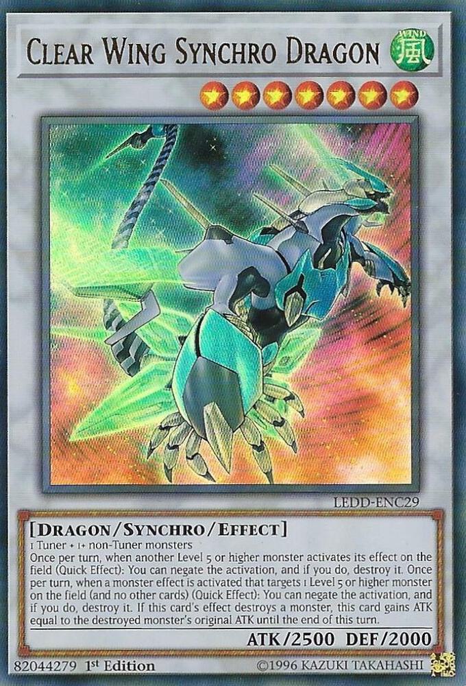 Clear Wing Synchro Dragon card image