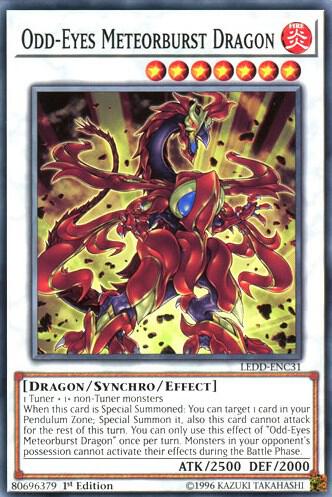 Odd-Eyes Meteorburst Dragon card image