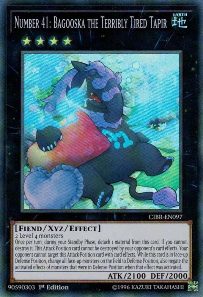Number 41: Bagooska the Terribly Tired Tapir card image