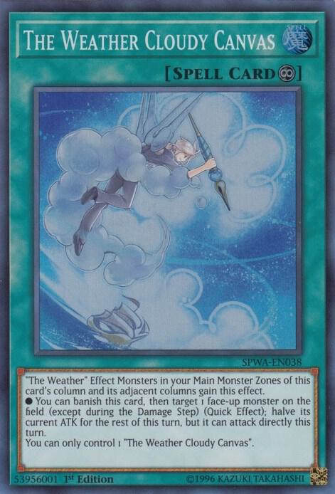 The Weather Cloudy Canvas card image