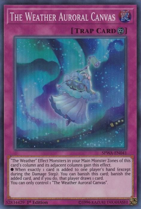 The Weather Auroral Canvas card image