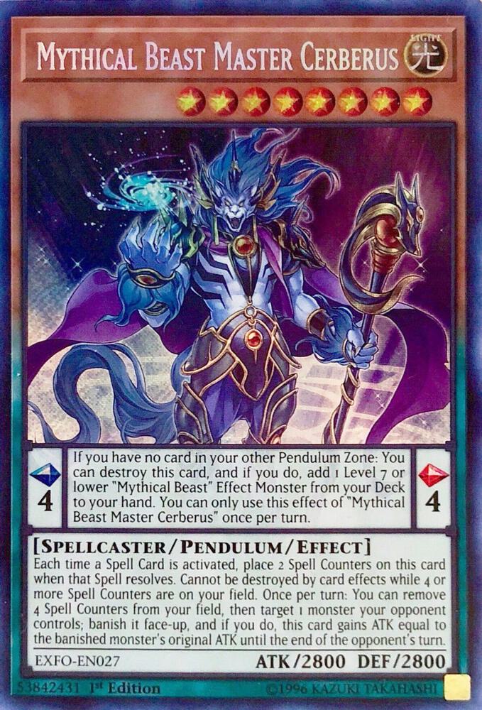 Mythical Beast Master Cerberus card image