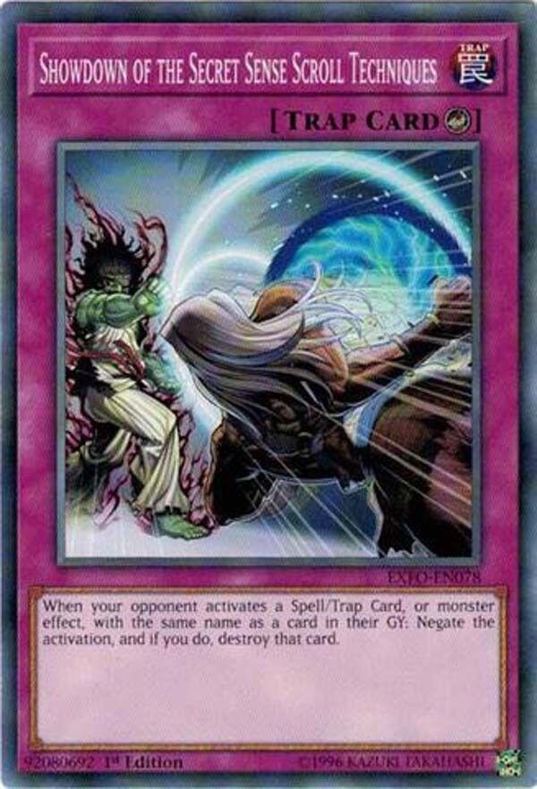 Showdown of the Secret Sense Scroll Techniques card image