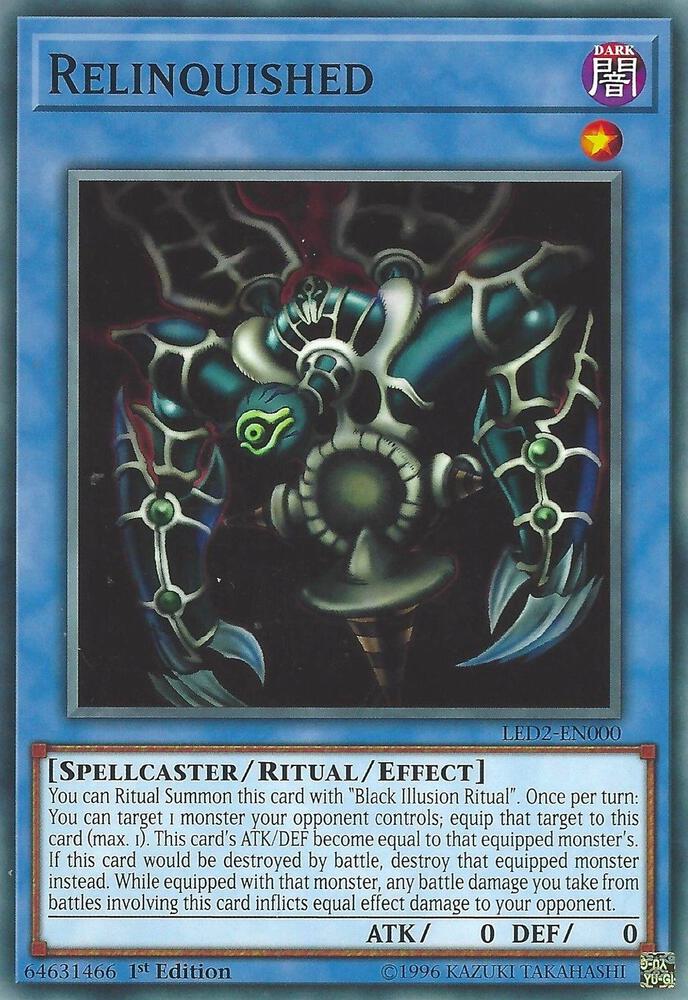 Relinquished card image