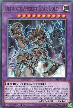 Ultimate Ancient Gear Golem card image