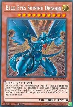 Blue-Eyes Shining Dragon card image