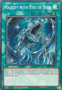 Majesty with Eyes of Blue card image