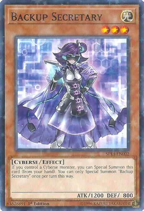 Backup Secretary (Starfoil) card image