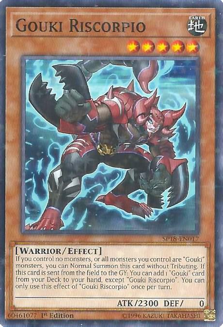 Gouki Riscorpio (Starfoil) card image