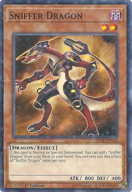 Sniffer Dragon (Starfoil) card image