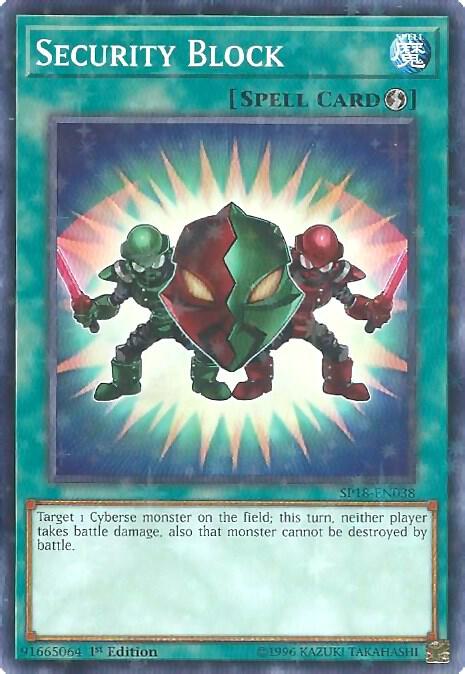 Security Block (Starfoil) card image