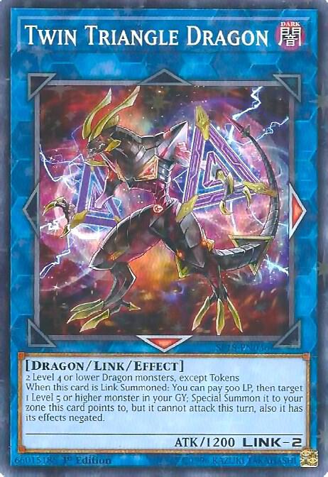 Twin Triangle Dragon (Starfoil) card image