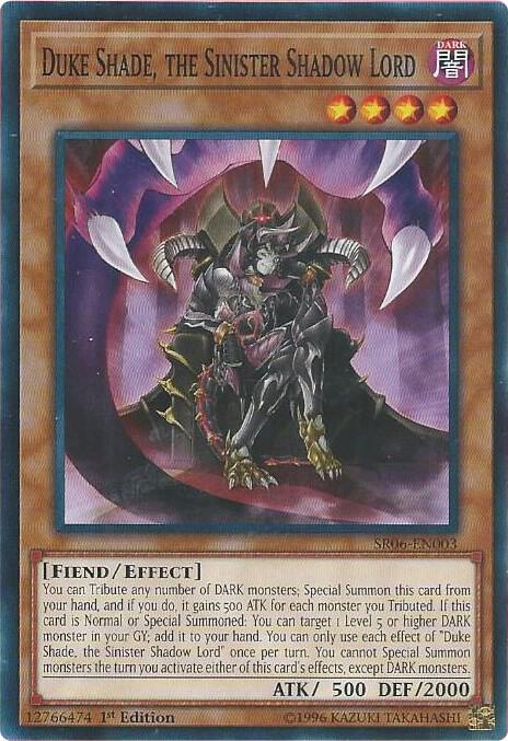 Duke Shade, the Sinister Shadow Lord card image