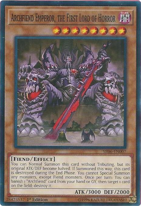 Archfiend Emperor, the First Lord of Horror card image