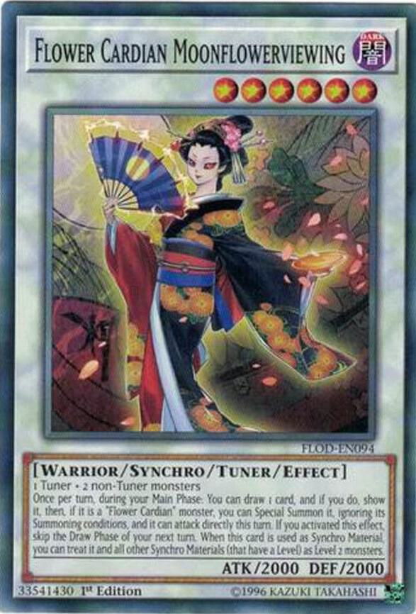 Flower Cardian Moonflowerviewing card image