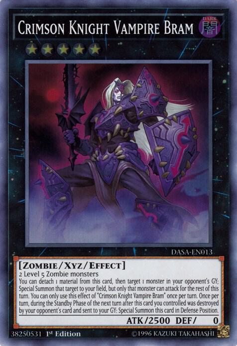 Crimson Knight Vampire Bram (1st Edition) card image