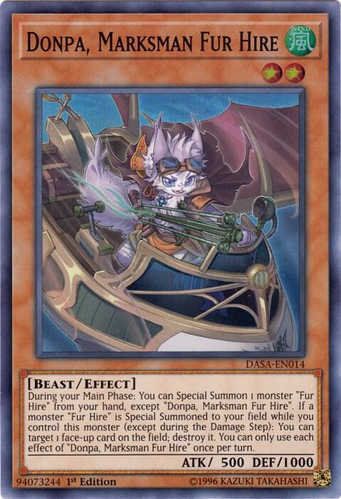 Donpa, Marksman Fur Hire (1st Edition) card image