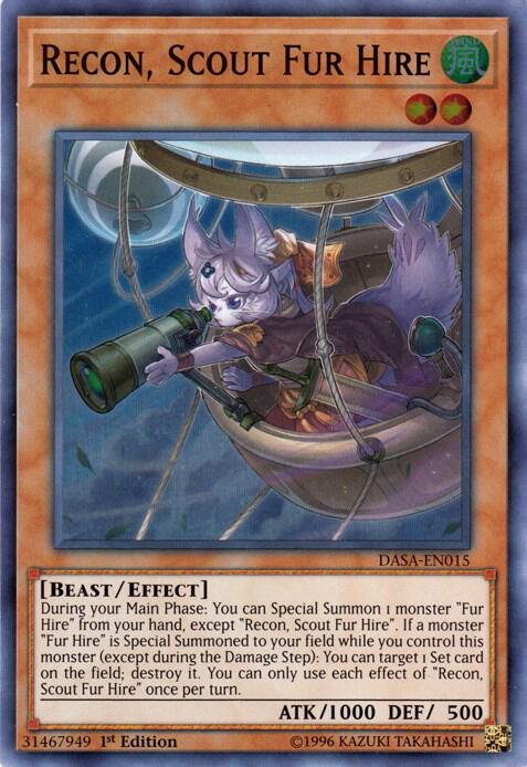 Recon, Scout Fur Hire (1st Edition) card image