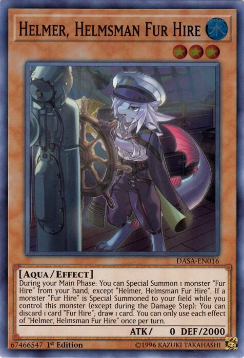 Helmer, Helmsman Fur Hire (1st Edition) card image