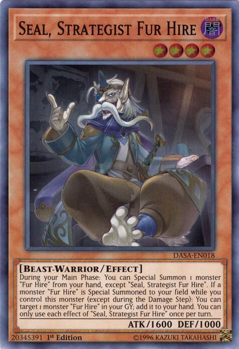 Seal, Strategist Fur Hire (1st Edition) card image
