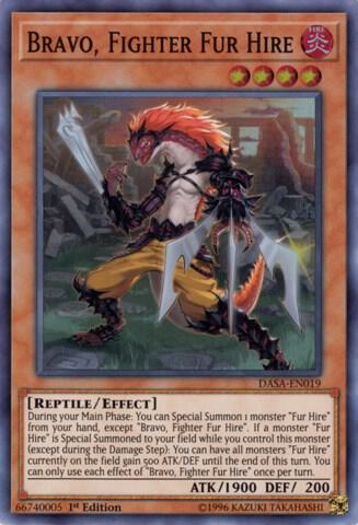 Bravo, Fighter Fur Hire (1st Edition) card image
