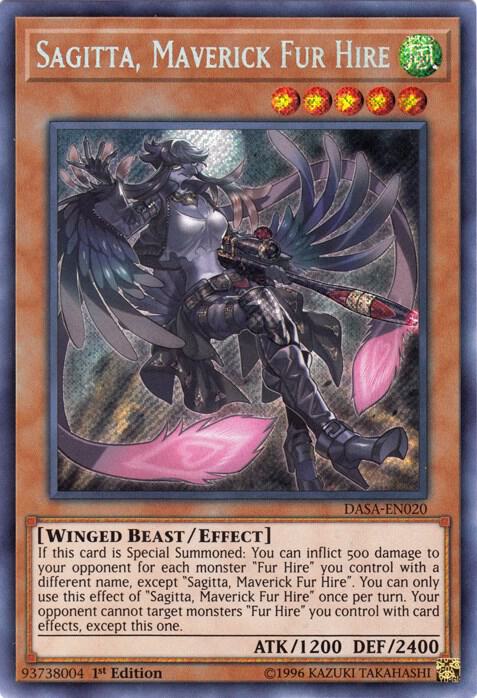 Sagitta, Maverick Fur Hire (1st Edition) card image