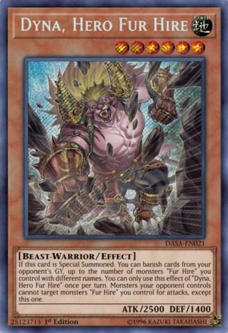 Dyna, Hero Fur Hire (1st Edition) card image