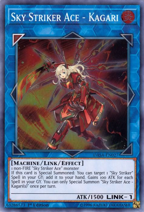 Sky Striker Ace - Kagari (1st Edition) card image