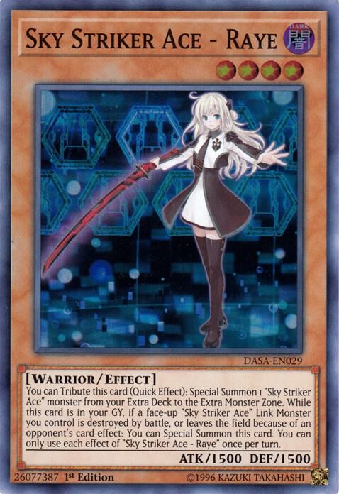 Sky Striker Ace - Raye (1st Edition) card image