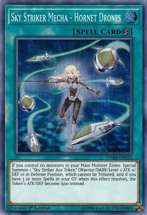 Sky Striker Mecha - Hornet Drones (1st Edition) card image