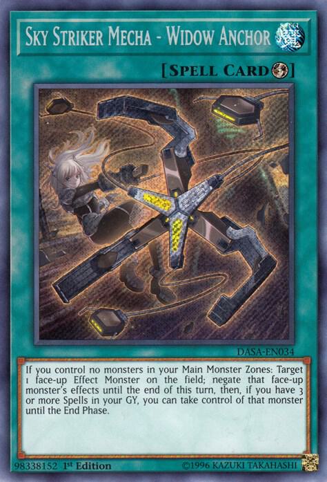 Sky Striker Mecha - Widow Anchor (1st Edition) card image