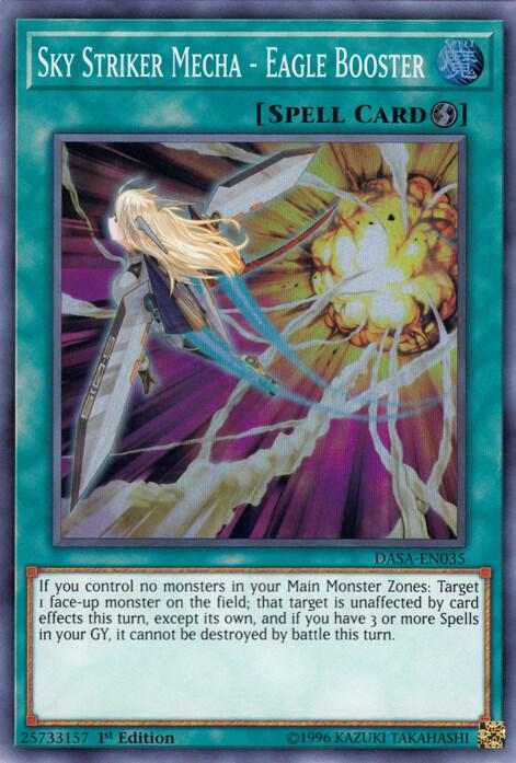 Sky Striker Mecha - Eagle Booster (1st Edition) card image