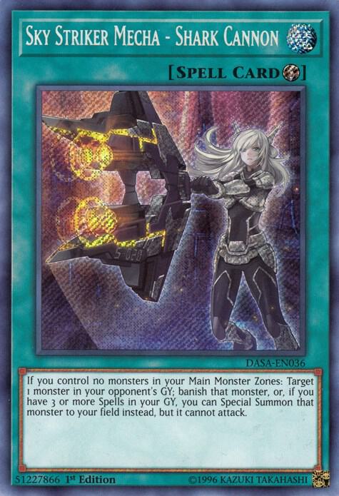 Sky Striker Mecha - Shark Cannon (1st Edition) card image
