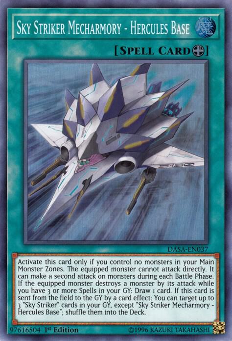 Sky Striker Mecharmory - Hercules Base (1st Edition) card image