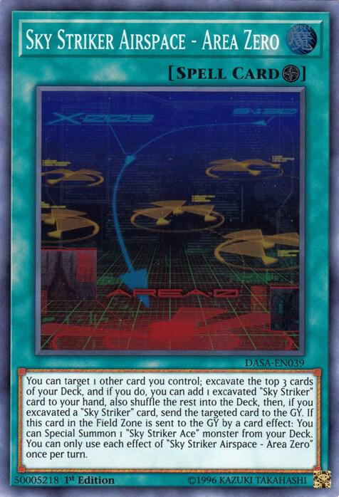 Sky Striker Airspace - Area Zero (1st Edition) card image