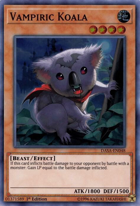 Vampiric Koala (1st Edition) card image