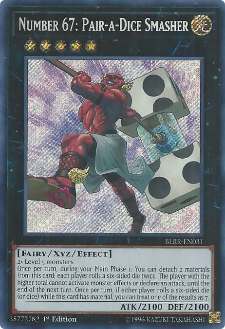 Number 67: Pair-a-Dice Smasher card image