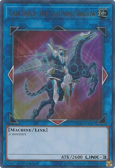 Gaia Saber, the Lightning Shadow card image