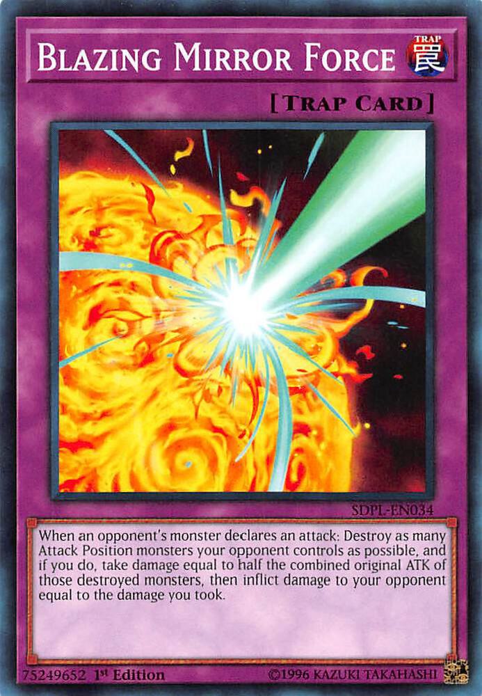 Blazing Mirror Force card image