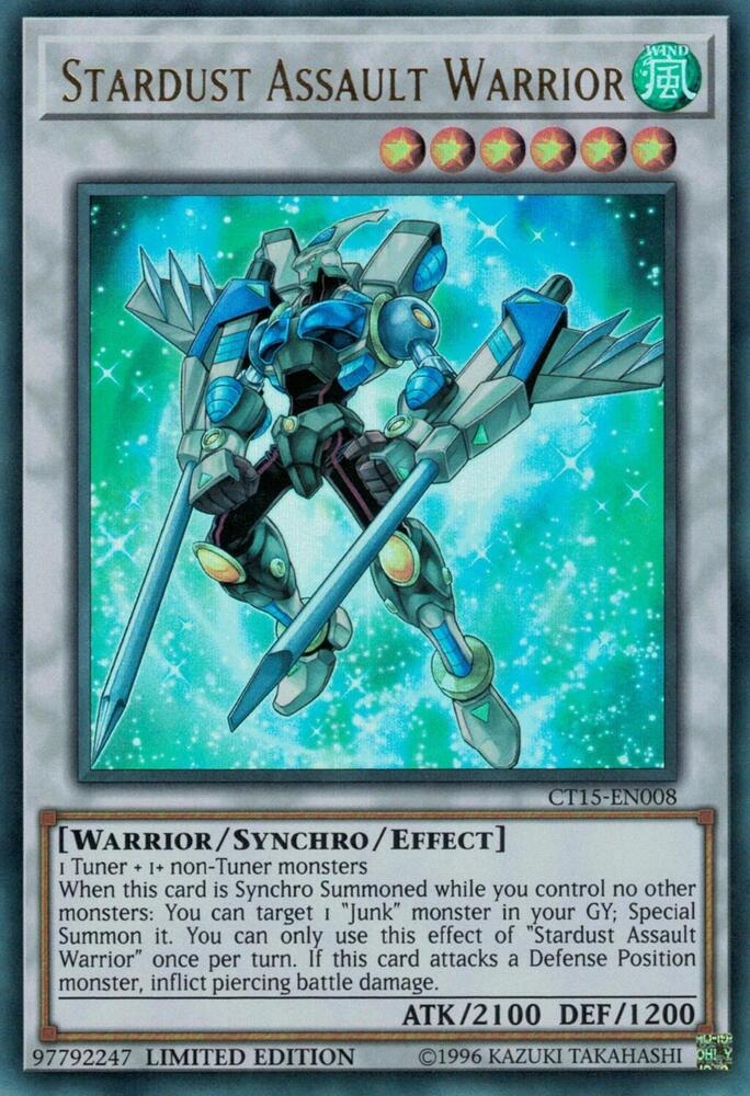Stardust Assault Warrior card image