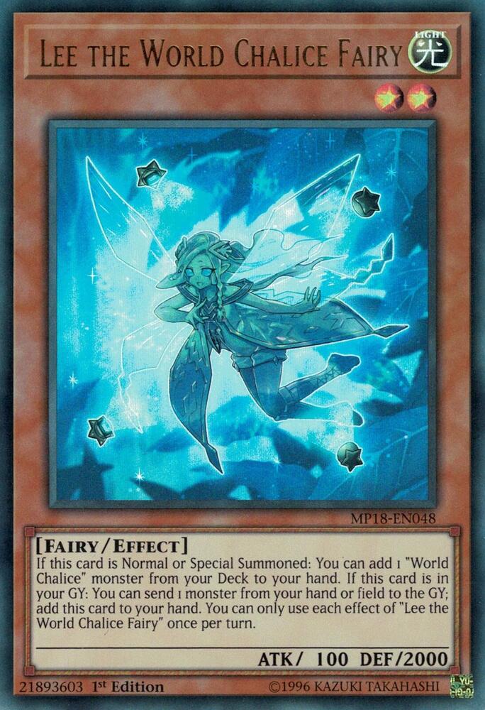 Lee the World Chalice Fairy card image