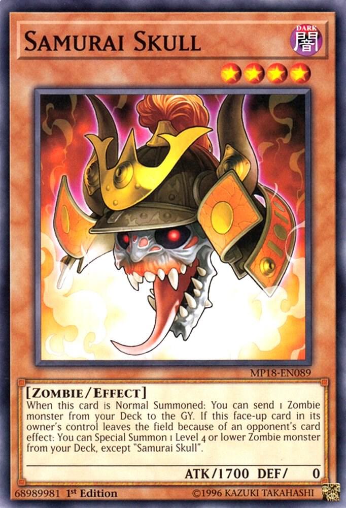 Samurai Skull card image